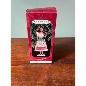 Vintage 1998 Hallmark Keepsake Mexican Barbie Ornament ~ Dolls of the World ~